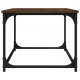 Kavos staliukas, rudas ąžuolo, 102x50x40cm, mediena ir geležis