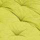 Paletės/grindų pagalvėlė, žalios spalvos, 120x40x7cm, medvilnė