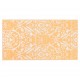 Lauko kilimas, oranžinės ir baltos spalvos, 120x180cm, PP