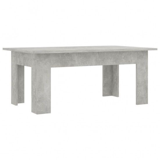 Kavos staliukas, betono pilkos spalvos, 100x60x42cm, MDP