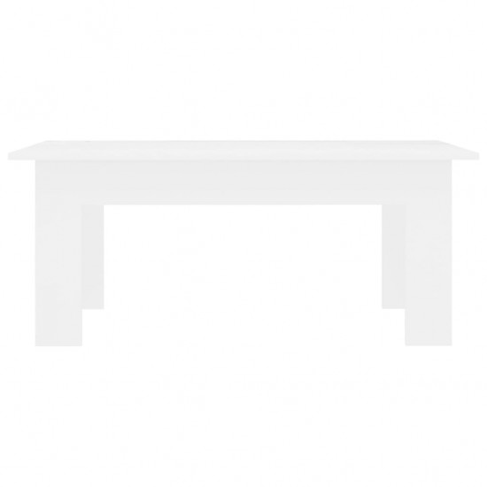 Kavos staliukas, baltos spalvos, 100x60x42cm, MDP