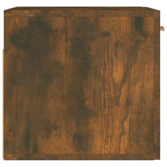 Sieninė spintelė, dūminio ąžuolo, 80x35x36,5cm, mediena