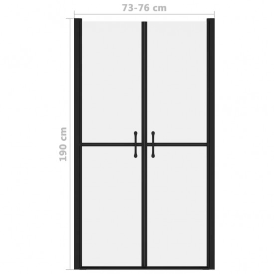 Dušo durys, matinės, (73-76)x190cm, ESG