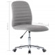 Valgomojo kėdės, 6vnt., šviesiai pilkos, audinys (3x283599)