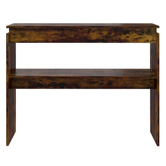 Konsolinis staliukas, dūminio ąžuolo, 102x30x80cm, mediena