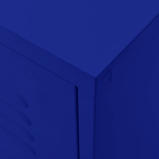 Televizoriaus spintelė, tamsiai mėlyna, 105x35x50cm, plienas
