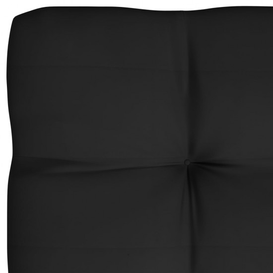 Pagalvėlės sofai iš palečių, 7vnt., juodos spalvos