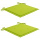 Bistro komplektas su žaliomis pagalvėlėmis, 3 dalių, tikmedis