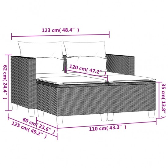 Galvūgalis su LED, tamsiai pilkas, 103x16x118/128cm, audinys