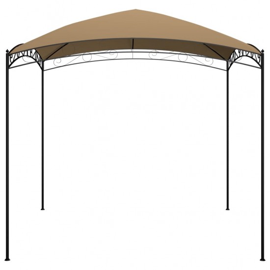 Pavėsinė, taupe spalvos, 3x3x2,65m, 180 g/m²