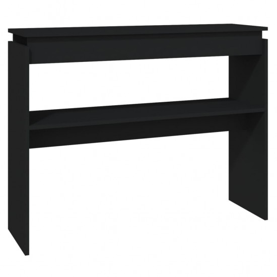 Konsolinis staliukas, juodos spalvos, 102x30x80cm, MDP