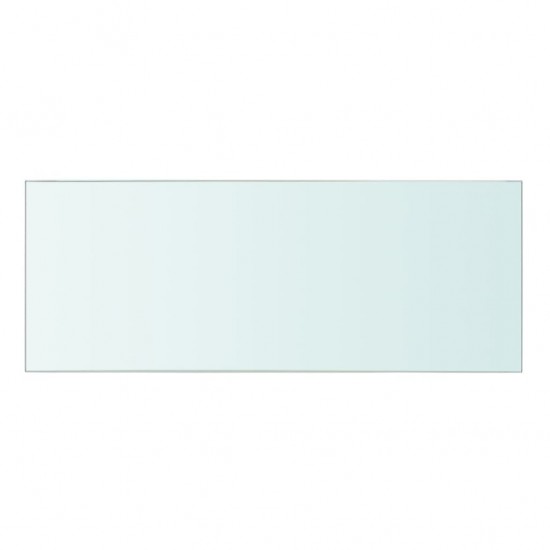 Lentynos, 2vnt., skaidrios, 40x15cm, stiklo plokštė (243813x2)