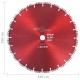 Turbo deimantinis pjovimo diskas, plienas, 350mm