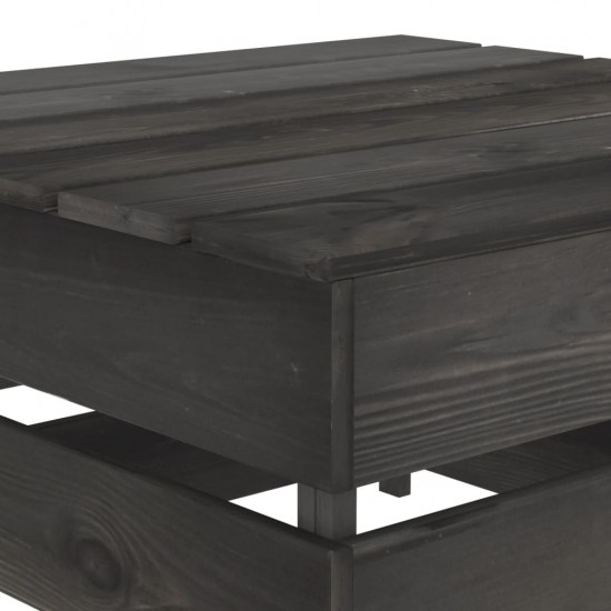 Sodo stalas iš palečių, impregnuota pušies mediena