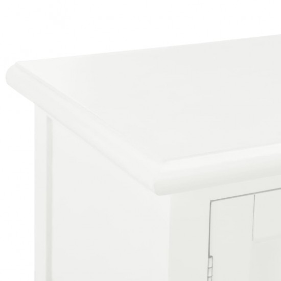 TV spintelė, balta, 120x30x40cm, mediena