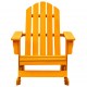 Supama sodo Adirondack kėdė, oranžinė, eglės medienos masyvas