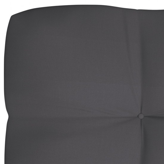 Paletės pagalvėlė, antracito spalvos, 120x40x10cm, audinys