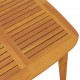 Sodo stalas, 85x85x75cm, akacijos medienos masyvas