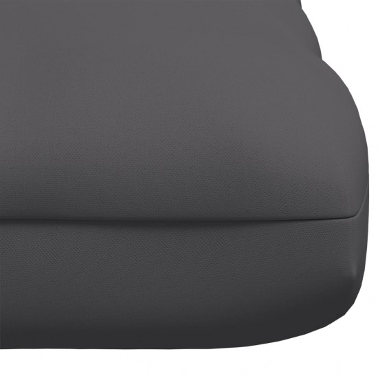Paletės pagalvėlė, antracito spalvos, 120x80x10cm, audinys