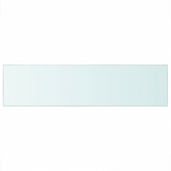 Lentynos, 2vnt., skaidrios, 100x25cm, stiklo plokštė (243845x2)