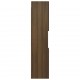 Vonios spintelė, ruda ąžuolo, 30x30x130cm, apdirbta mediena