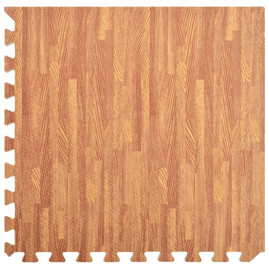 Kilimėliai, 6vnt., EVA putos, 2,16m², su medienos raštais