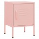 Naktiniai staliukai, 2vnt., rožiniai, 35x35x51cm, plienas