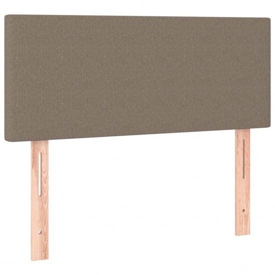 Galvūgalis su LED, taupe spalvos, 90x5x78/88cm, audinys