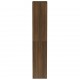 Spintelė batams, ruda ąžuolo, 54x34x183cm, apdirbta mediena