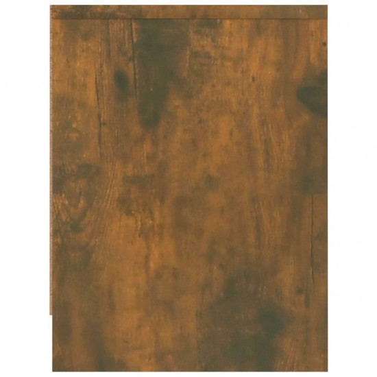 Naktinės spintelės, 2vnt., dūminio ąžuolo, 40x30x40cm, mediena