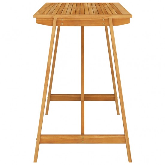 Sodo baro stalas, 140x70x104cm, akacijos medienos masyvas