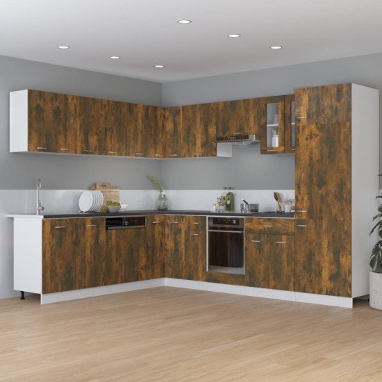 Virtuvės spintelė, dūminio ąžuolo, 75,5x75,5x80,5cm, mediena