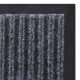 Durų kilimėliai, 4 vnt., pilkos spalvos, 90x60cm, PVC