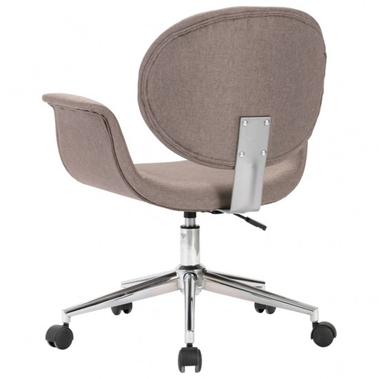 Pasukama biuro kėdė, taupe spalvos, audinys (287396)