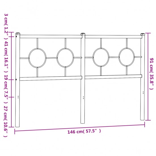 Galvūgalis su LED, juodos spalvos, 103x16x78/88cm, aksomas