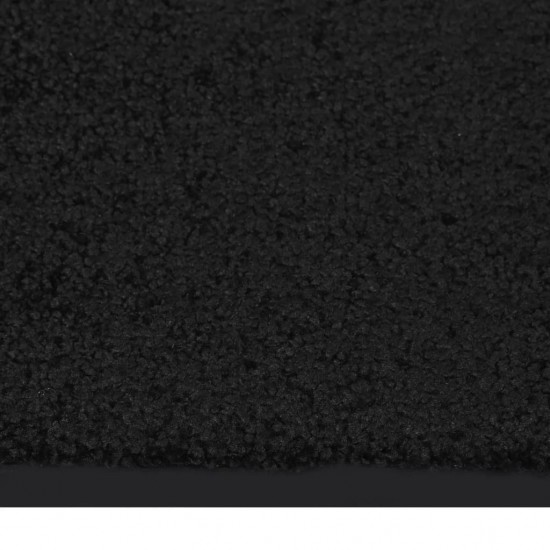 Durų kilimėlis, juodos spalvos, 60x80cm