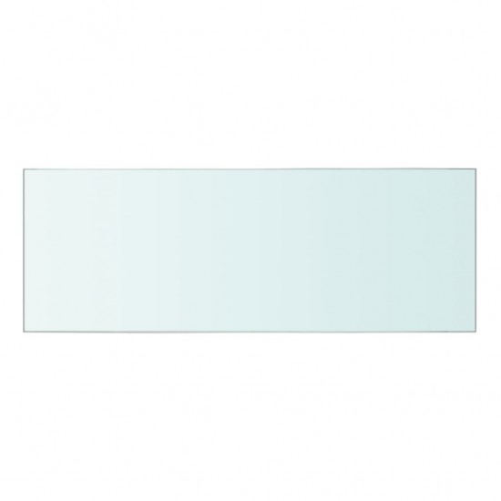 Lentynos plokštė, skaidrus stiklas, 40x12 cm