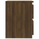 Naktinės spintelės, 2vnt., rudos ąžuolo, 30x30x40cm, mediena