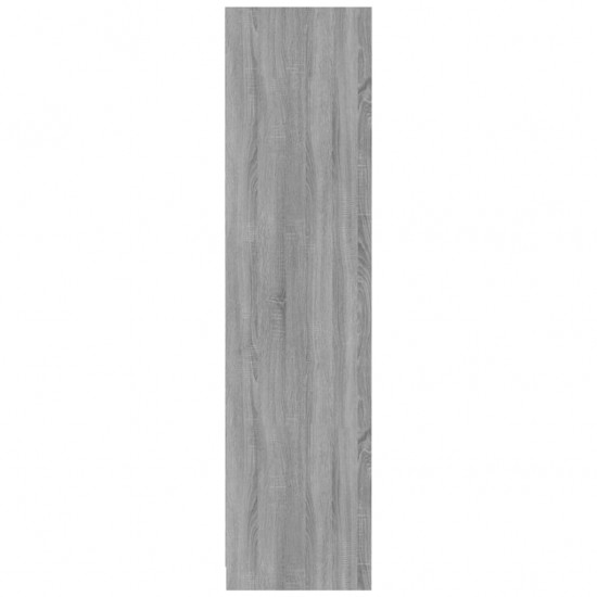 Drabužių spinta, pilka ąžuolo, 100x50x200cm, apdirbta mediena