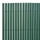Dvipusė sodo tvora, žalia, 90x500cm, PVC