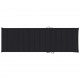 Saulės gulto čiužinukas, juodos spalvos, 200x70x3cm, audinys