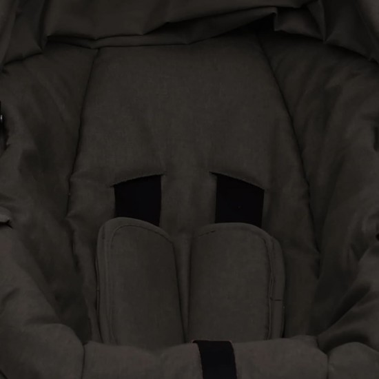 Automobilinė kėdutė kūdikiams, antracito spalvos, 42x65x57cm