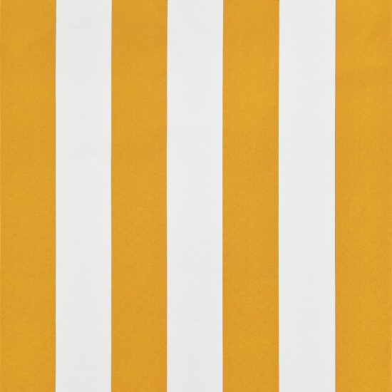 Ištraukiama markizė, geltonos ir baltos spalvos, 100x150cm