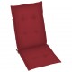 Sodo kėdės pagalvėlės, 2vnt., vyno, 120x50x3cm, audinys