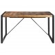 Valgomojo stalas, 140x140x75cm, mediena su dalbergijos apdaila