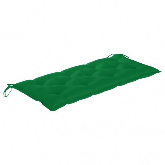 Sodo suoliuko pagalvėlė, žalios spalvos, 120x50x7cm, audinys