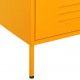 Komoda su stalčiais, garstyčių geltona, 80x35x101,5cm, plienas