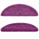Laiptų kilimėliai, 10vnt., violetinės spalvos, 56x17x3cm