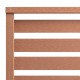 Tvoros segmentas, rudos spalvos, 180x180cm, WPC