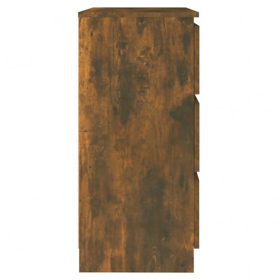 Šoninė spintelė, dūminio ąžuolo spalvos, 60x35x76cm, mediena
